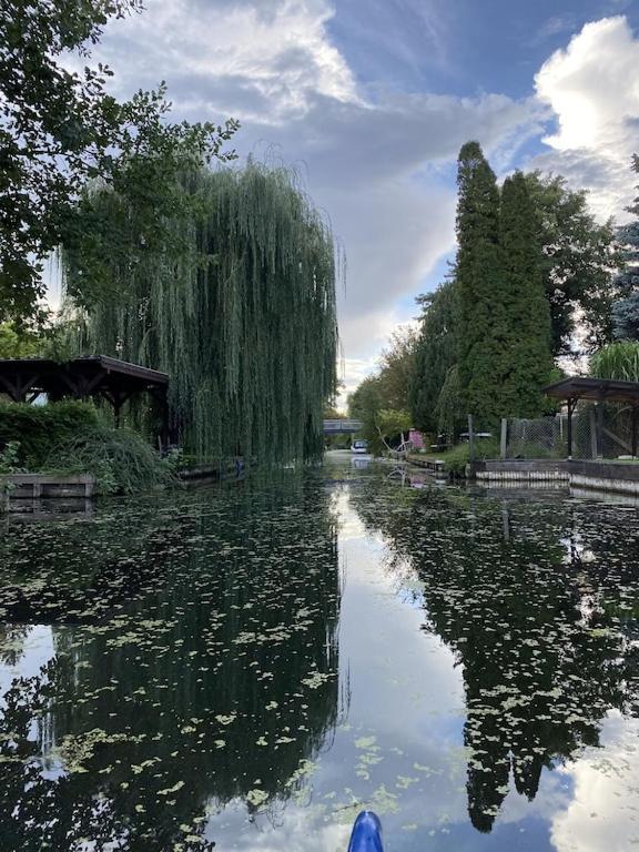 Holzhaus Mit Direktem Wasserzugang In Berlin-Koepenick Buitenkant foto